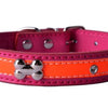 Crystal Studded Reflective Dog Leather Collar