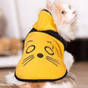 Yellow Leisure Pet Hoodie Clothes