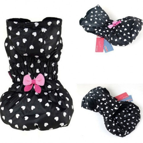 Fold Waist Bowknot Princess Pet Dress