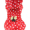 Fold Waist Bowknot Princess Pet Dress