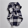 Plaids Grid Checker Shirt Lapel Costume Dog Clothes